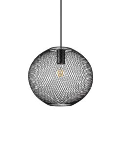 Závesné svietidlo so sieťovým tienidlom NET SP1 D29 BLACK | Ideal Lux