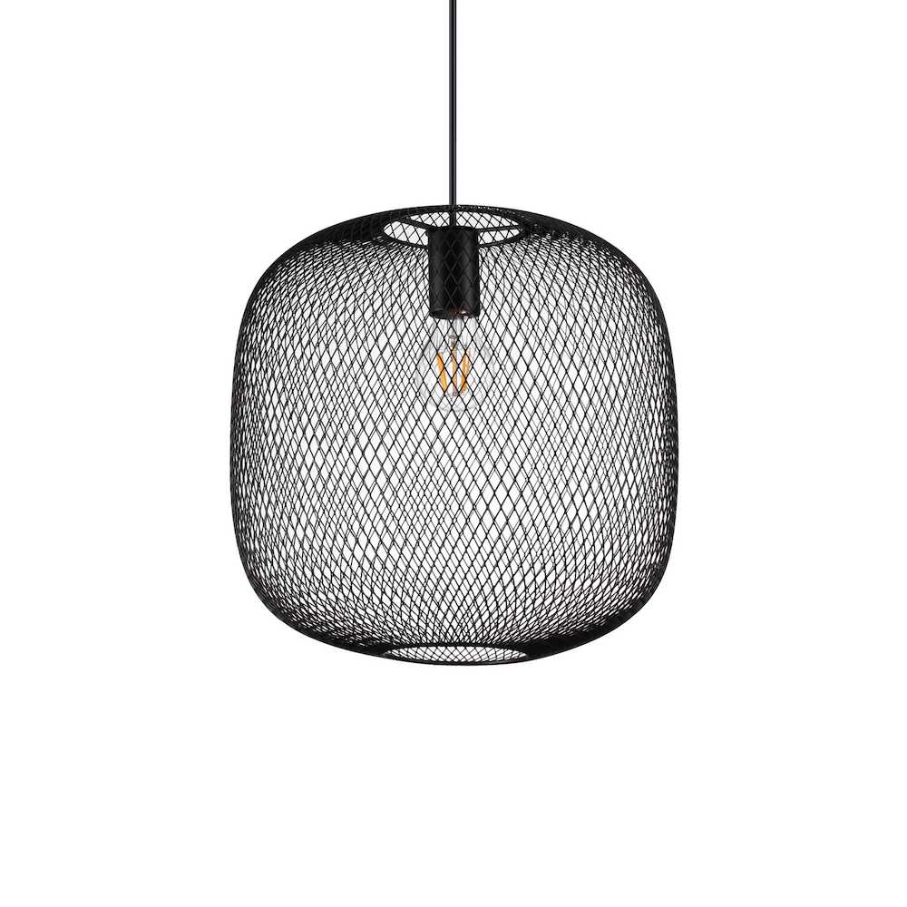 Závesné svietidlo so sieťovým tienidlom NET SP1 D34 BLACK | Ideal Lux