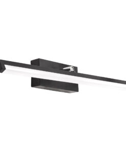 Nástenné svietidlo LED v čiernej farbe, 50cm, 12W