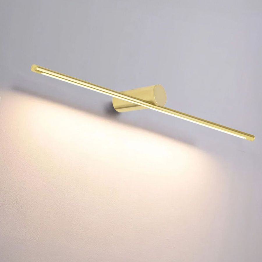 Moderné nástenné LED svietidlo v zlatej farbe, 80cm, 13W – Obrázok 3