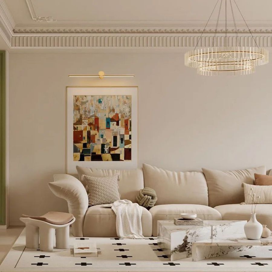 Moderné nástenné LED svietidlo v zlatej farbe, 80cm, 13W – Obrázok 5