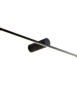Moderné nástenné LED svietidlo v čiernej farbe, 40cm, 6W