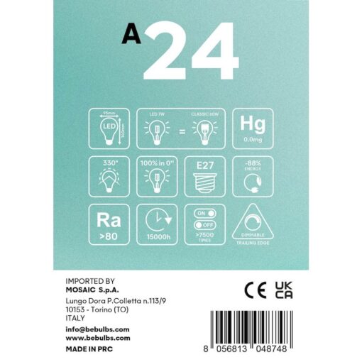 LED medená zrkadlová žiarovka 7W, E27, 650lm, G95, Stmievateľná - Image 4