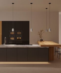 Keramické tienidlo Bell XS s cementovým efektom – Obrázok 4