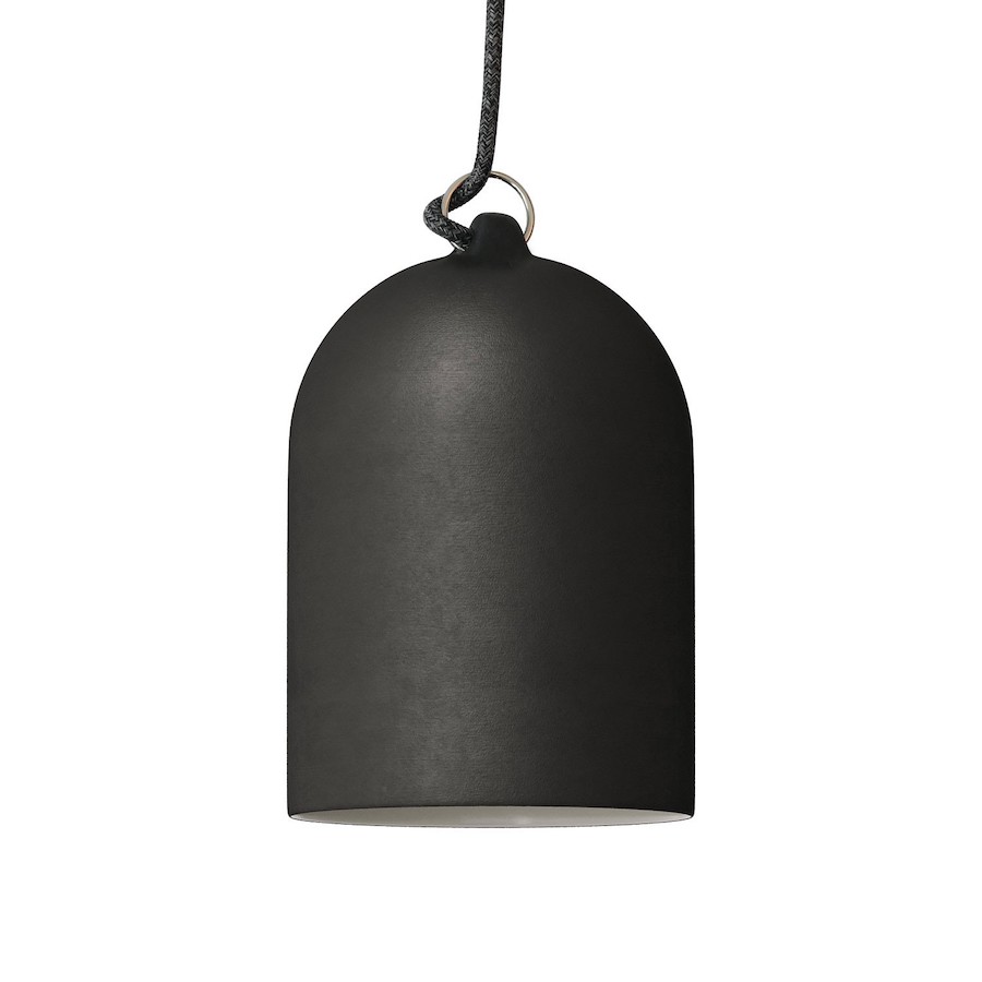 Keramické tienidlo Bell XS v čiernej farbe