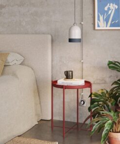 Dvojfarebné keramické tienidlo Campana Mini XS, petrolejová farba – Obrázok 3