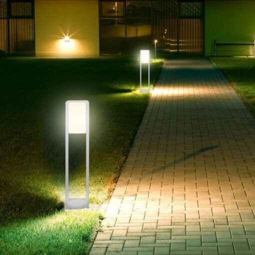 LED záhradné stĺpikové svietidlo s čipom Samsung , IP65, 80cm, 3000K, 650lm, biela farba - Image 7