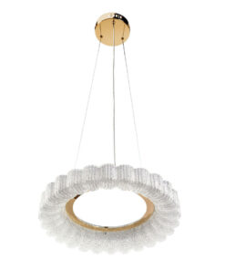 LED závesná lampa Gold Glamour 40 cm