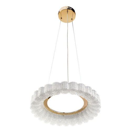 LED závesná lampa Gold Glamour 40 cm