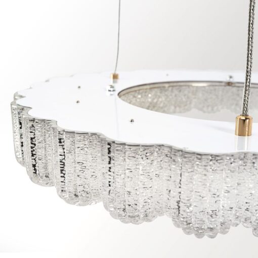 LED závesná lampa Gold Glamour 40 cm - Image 4