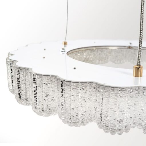 LED závesná lampa Gold Glamour 60cm - Image 4