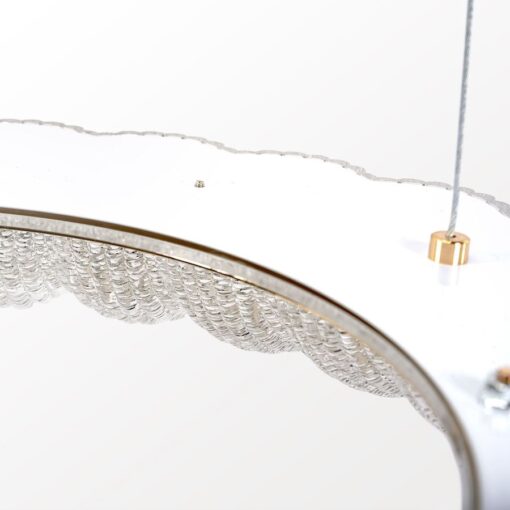 LED závesná lampa Gold Glamour 60cm - Image 3