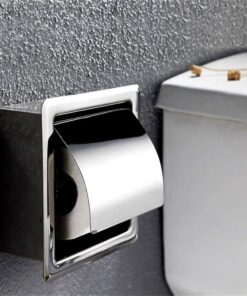 Alternative view of Vstavaný držiak na toaletný papier s chrómovým povrchom