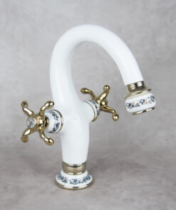 Luxusná vodovodná batéria v bielo zlatej farbe – 2.AKOSŤ – Kozmetická vada