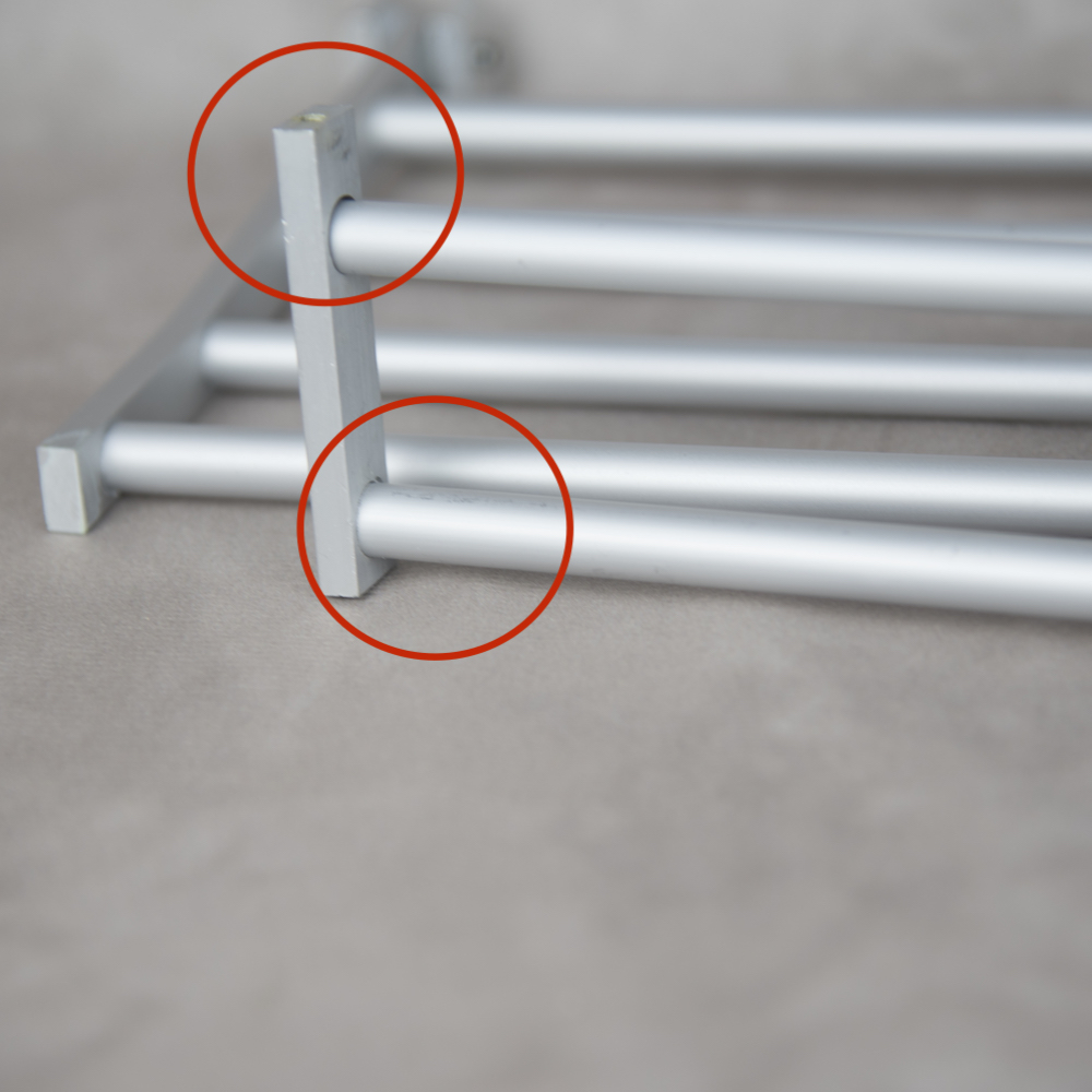 Skladací a pohyblivý stojan na uteráky 56cm, hliník – 2.AKOSŤ – Kozmetická vada – Obrázok 4