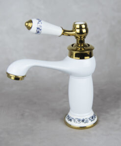 Alternative view of Umývadlová biela batéria s kvetinovým vzorom – 2.AKOSŤ – Kozmetická vada