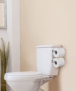 Držiak na WC pre toaletné papiere v chrómovej farbe – Obrázok 5