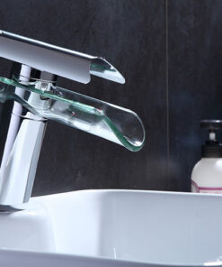 Alternative view of Dizajnová vodovodná batéria s chrómovým povrchom