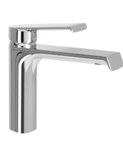 Nízka štýlová umývadlová batéria v chrómovej farbe