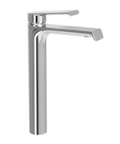 Vysoká štýlová umývadlová batéria v chrómovej farbe