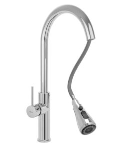 Alternative view of Kuchynská batéria s vyťahovacou spŕškou v chrómovej farbe