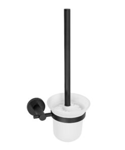 Kvalitný držiak na WC kefu v čiernej farbe