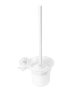 Alternative view of Kvalitný držiak na WC kefu v bielej farbe