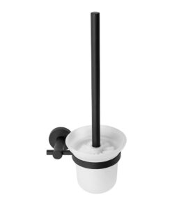 Alternative view of Kvalitný držiak na WC kefu v čiernej farbe