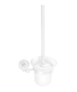 Kvalitný držiak na WC kefu v bielej farbe