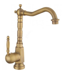 Vysoká umývadlová retro batéria v antickom prevedení