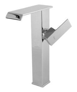 Alternative view of Vysoká vodopádová umývadlová batéria v chrómovej farbe