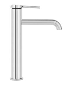 Alternative view of Umývadlová vysoká elegantná batéria v chrómovej farbe