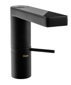 Alternative view of Vodovodná batéria s LCD displejom ukazovateľom teploty vody, čierna farba