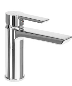 Nízka umývadlová batéria, chrómová farba