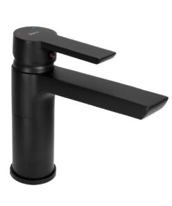 Nízka umývadlová batéria, čierna farba