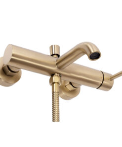 Alternative view of Kúpeľňová vaňová batéria v brúsenej zlatej farbe