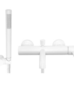 Alternative view of Kúpeľňová vaňová batéria v matnej bielej farbe