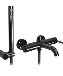 Alternative view of Kúpeľňová vaňová batéria v metalickej čiernej farbe