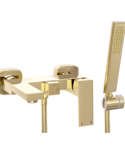 Elegantná vaňová batéria v zlatej farbe