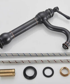 Alternative view of Vysoká vintage vodovodná batéria - matná čierna