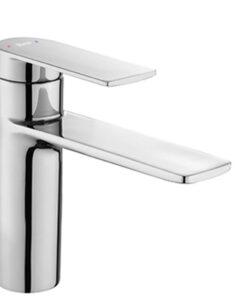 Alternative view of Moderná nízka vodovodná batéria v chrómovej farbe