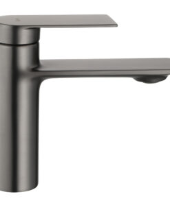 Alternative view of Moderná nízka vodovodná batéria v titánovej farbe