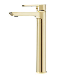 Alternative view of Vysoká umývadlová batéria, zlatá farba