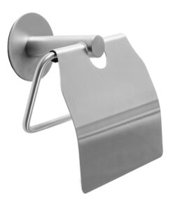 Samolepiaci dekoračný držiak na WC papier v brúsenej niklovej farbe