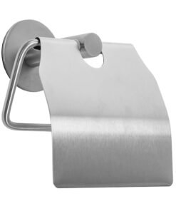Alternative view of Samolepiaci dekoračný držiak na WC papier v brúsenej niklovej farbe