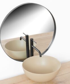 Alternative view of Umývadlová batéria vybavená výtokom otočným o 360° v čiernej farbe