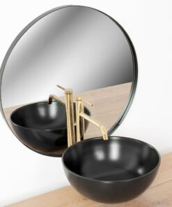 Alternative view of Umývadlová batéria vybavená výtokom otočným o 360° v brúsenej zlatej farbe