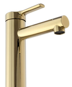 Alternative view of Batéria umývadlová nízka v zlatej farbe