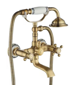 Retro vaňová batéria v zlatom antickom prevedení