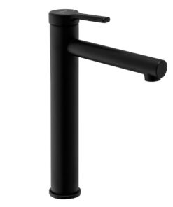 Batéria umývadlová vysoká v čiernej farbe